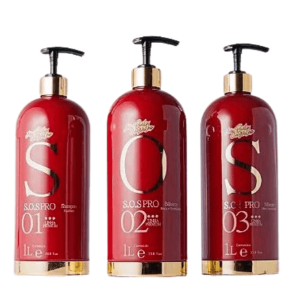 Ana Paula Carvalho S.O.S Pro Reconstruction Collection | 1L 33.8 oz - BUY BRAZIL STORE