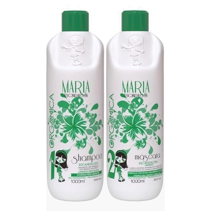 Bonequinha Escandalosa, Kit Green, Smoothing Keratin, 2x1L/33.8 fl.oz. - BUY BRAZIL STORE