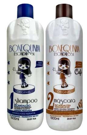 Bonequinha Escandalosa, kit Redutor de Volume, 2x1L
