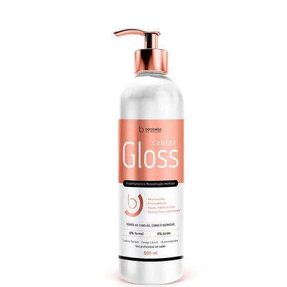 Borabella, Cauter Gloss Espelhamento E Selagem de Cuticulas, Hair Mask For Hair, 500ml - BUY BRAZIL STORE
