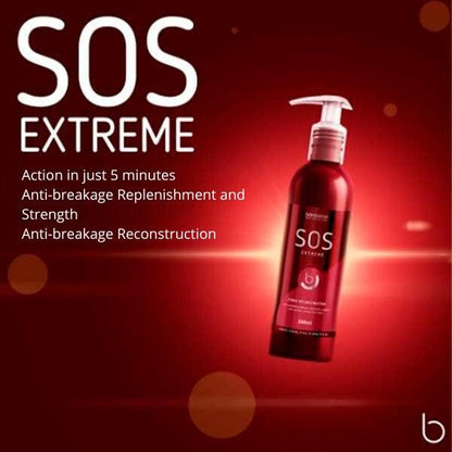 Borabella SOS Extreme Reconstrutor Finishing Oil For Hair 240ml | 12.3 oz - BUY BRAZIL STORE