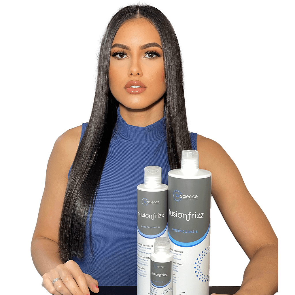 BR Science | Fusion Frizz OrganicPlastia | Bright Smoothing Treatment | Organic Acids | 500 ml / 16.9 fl.oz. - BUY BRAZIL STORE
