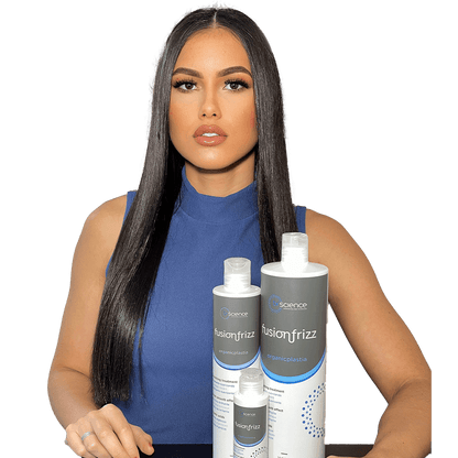 BR Science | Fusion Frizz OrganicPlastia | Bright Smoothing Treatment | Organic Acids | 500 ml / 16.9 fl.oz. - BUY BRAZIL STORE