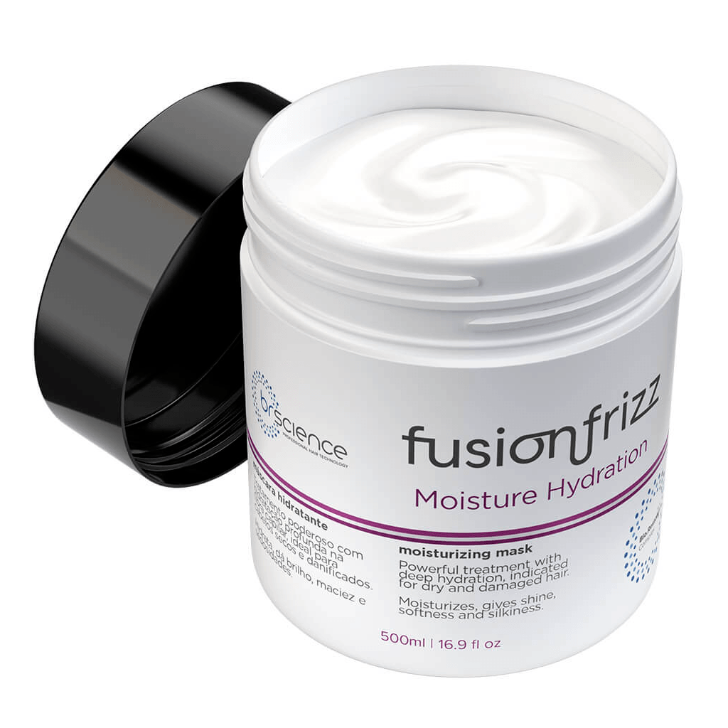 BRScience, Fusion Frizz Moisture Hydration, Hair Mask For Hair, 500ml 19.2 oz - BUY BRAZIL STORE