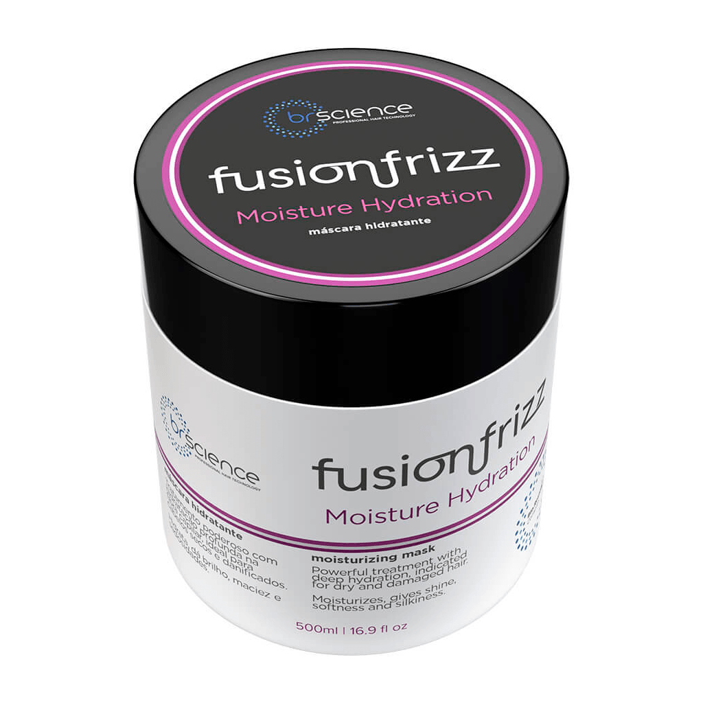 BRScience, Fusion Frizz Moisture Hydration, Hair Mask For Hair, 500ml 19.2 oz - BUY BRAZIL STORE