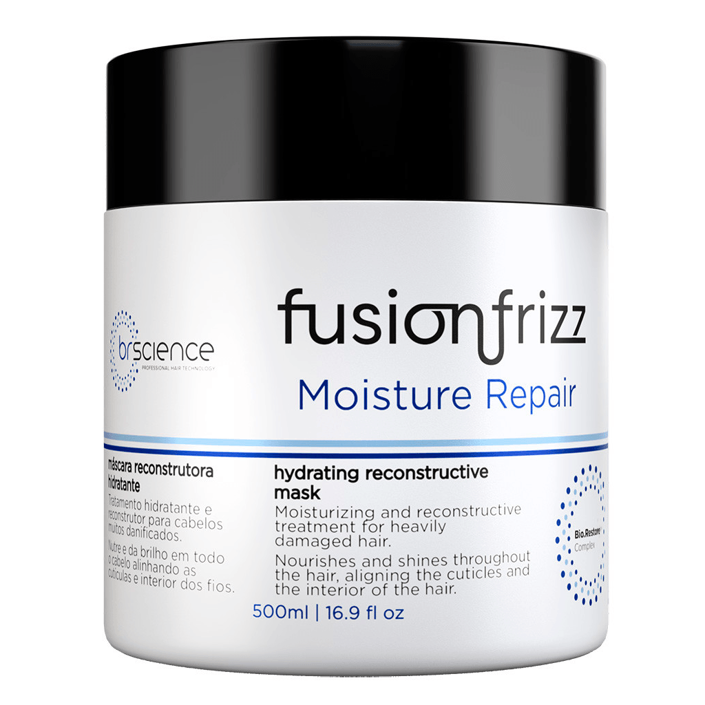 Brscience | Mask Fusion Frizz Moisture Repair | 500ml / 19.2 fl.oz. - BUY BRAZIL STORE