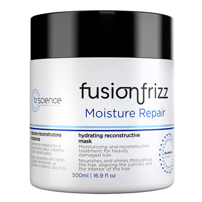 Brscience | Mask Fusion Frizz Moisture Repair | 500ml / 19.2 fl.oz. - BUY BRAZIL STORE