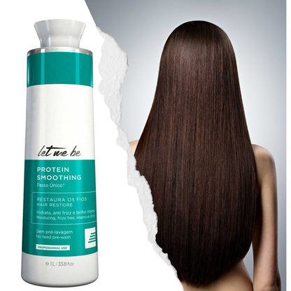 Let me be, Protein Smoothing, Restoring Conditioner For Hair, 1L 33.8fl.oz