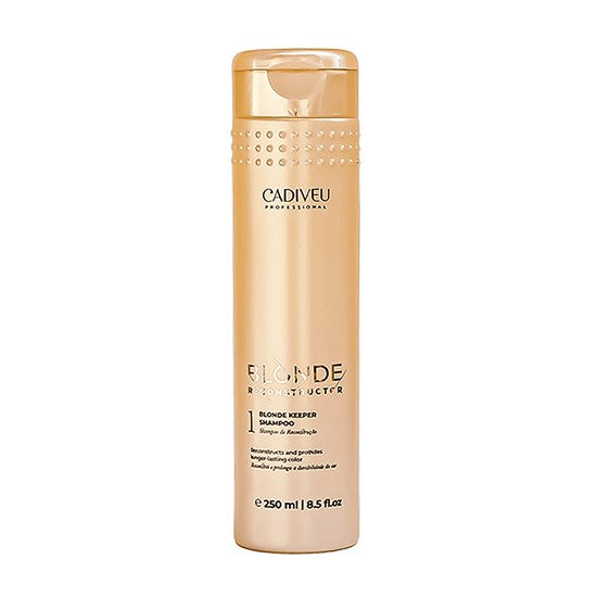 Cadiveu, Blonde Reconstrutor Step 1, Deep Cleansing Shampoo For Hair, 250ml