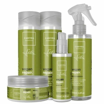 Cadiveu Kit Professional Essentials Vegan Repair Cruelty Free by Anitta (5 products) - BUY BRAZIL STORE-resistance keratin brush-buy brazil vagano

