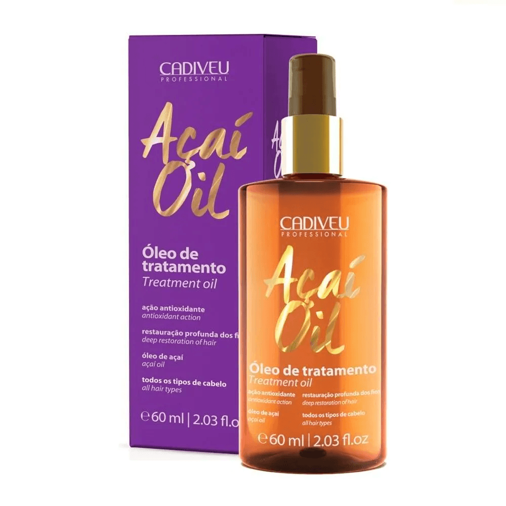 Cadiveu, Oleo de Acai, Finishing Oil For Hair, 60ml - BUY BRAZIL STORE