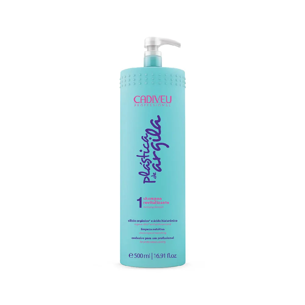 Cadiveu, Plastica de Argila Revitalizante, Deep Cleansing Shampoo For Hair, 500ml