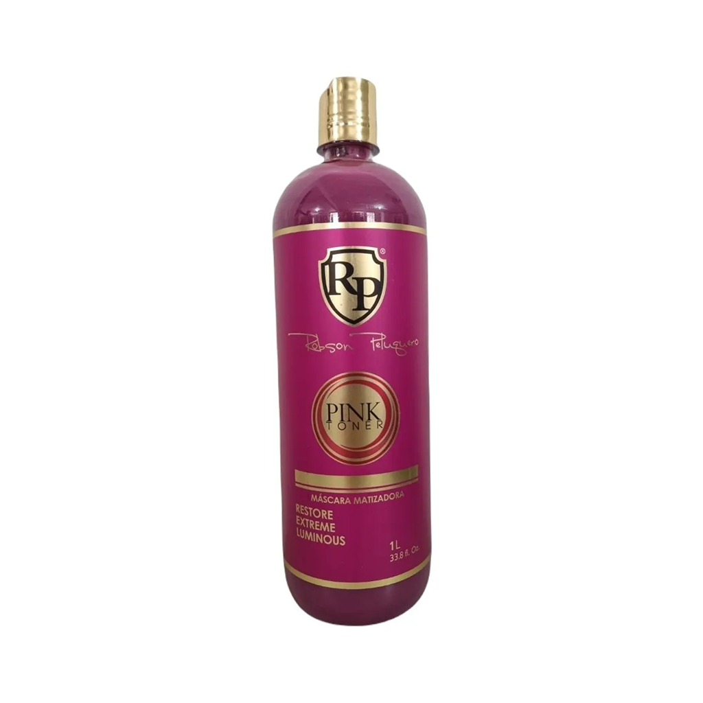 Robson Peluquero Pink Toner Shampoo – Deep Cleansing Professional Hair Care 1L