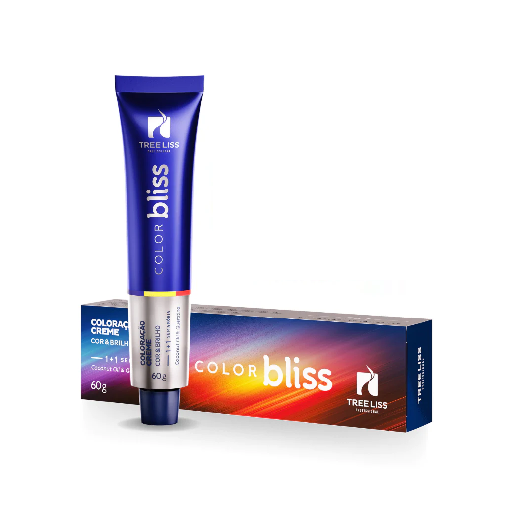 Tree Liss, Color Bliss, Castanho Escuro 3, Hair Dye For Hair, 60g