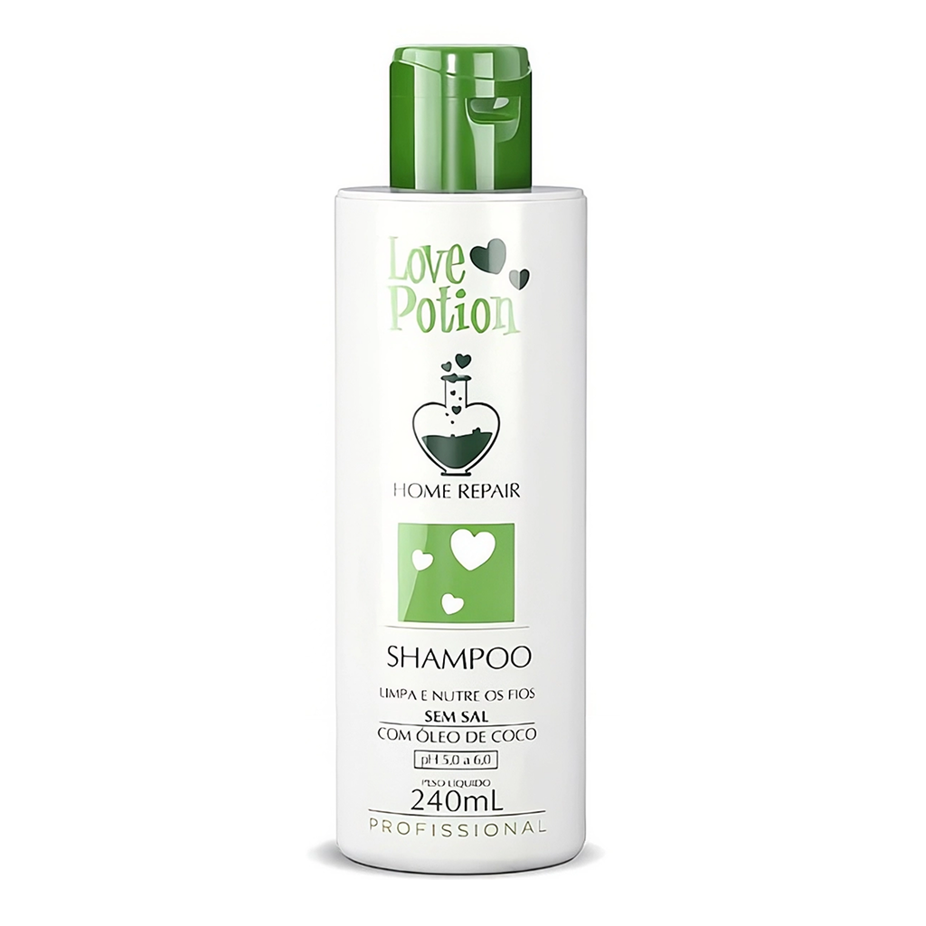 Love Potion, Oleo de Coco, Deep Cleansing Shampoo For Hair, 250ml