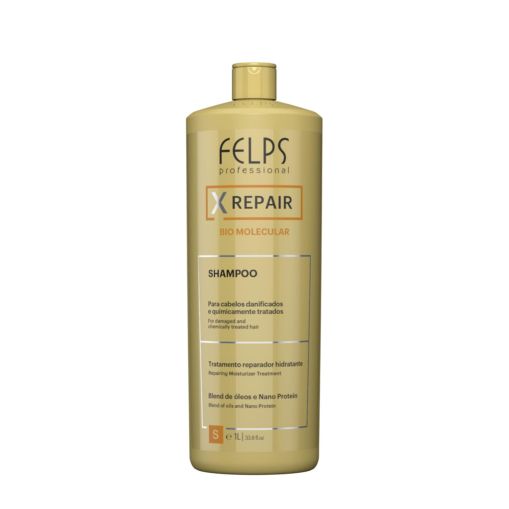 Felps, Xrepair Bio Molecular, Deep Cleansing Shampoo For Hair, 1L