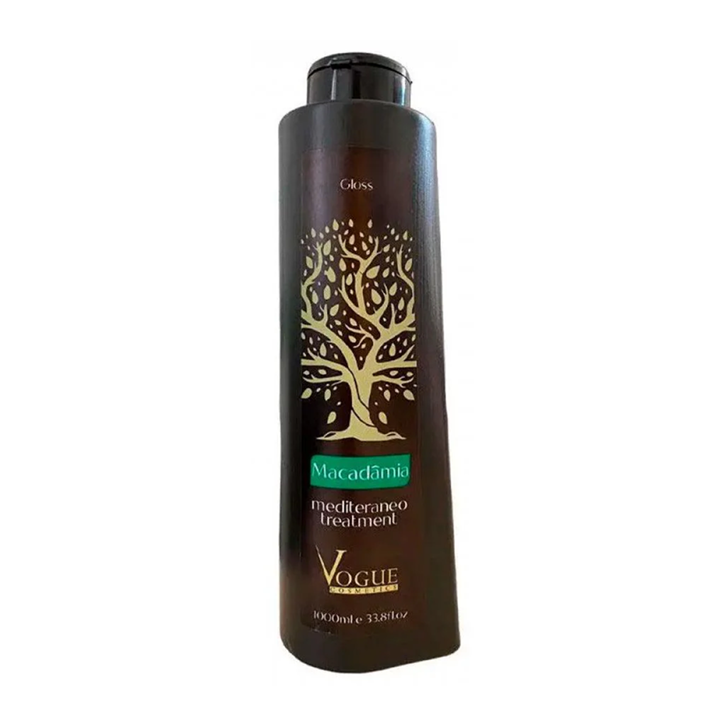 Vogue, Macadamia Mediterraneo Treatment Gloss, Restoring Conditioner For Hair, 1L
