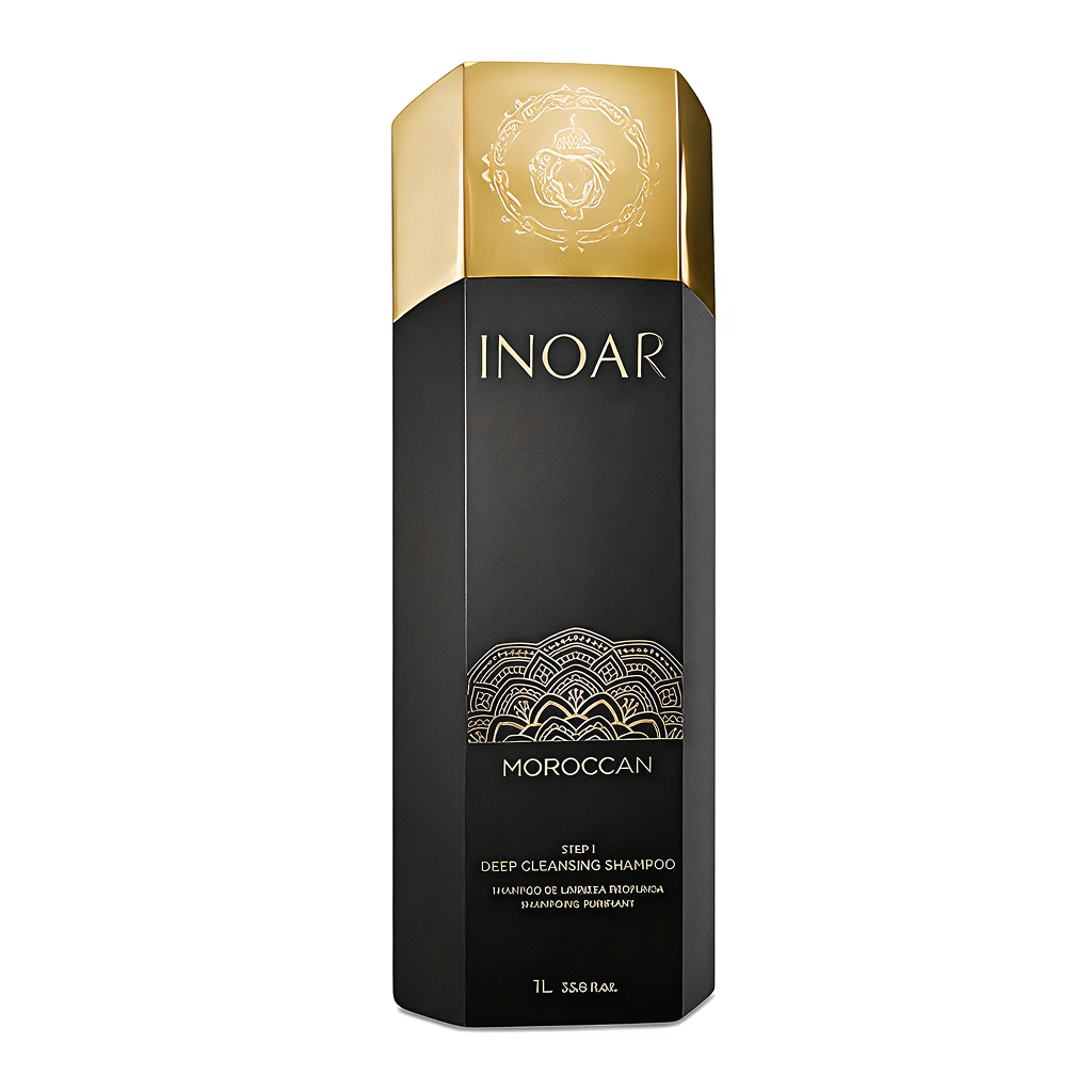 Inoar, Marrocan, Deep Cleansing Shampoo For Hair, 1L