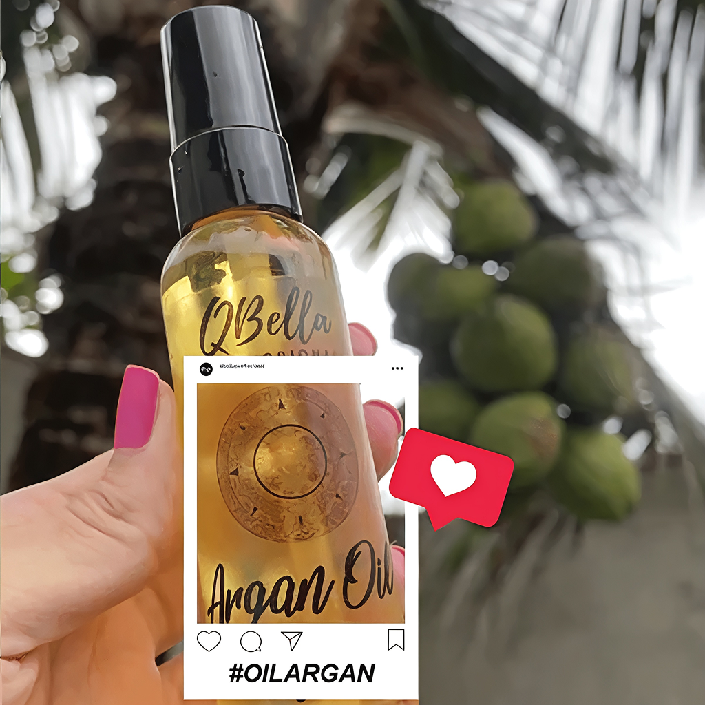 QBella, Oleo Argan, Finishing Oil For Hair, 60ml