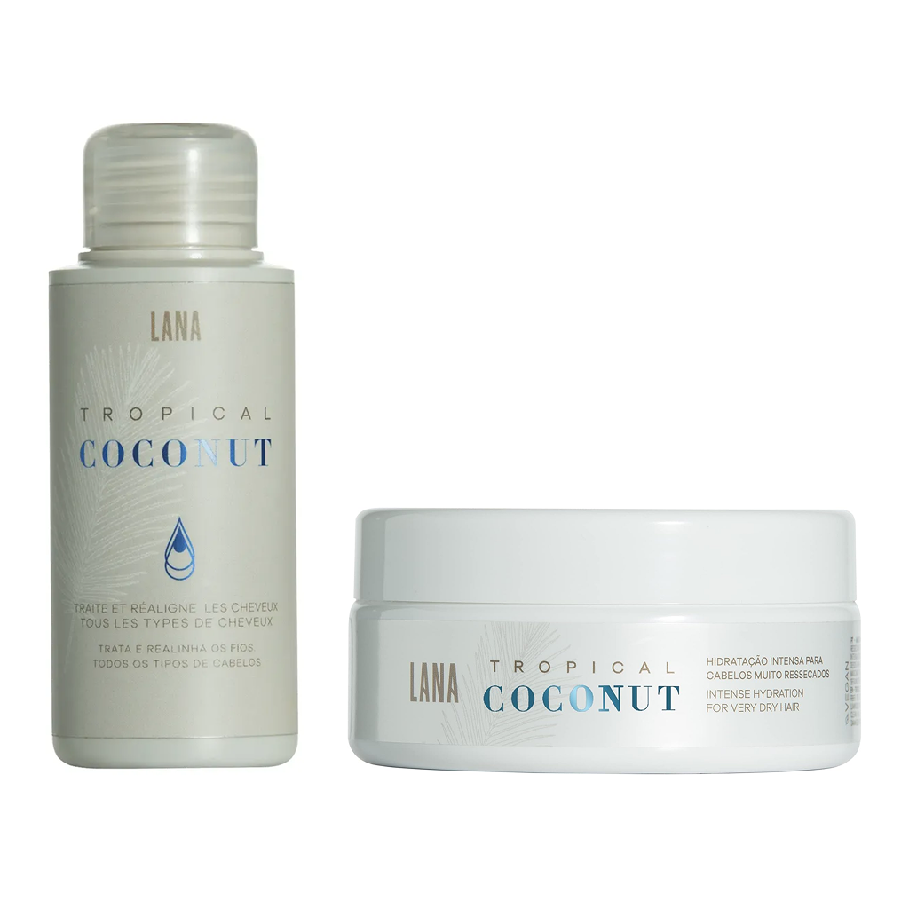 Tropical Coconut Smoothing Hair Treatment - 100ml + Hair Mask 200g