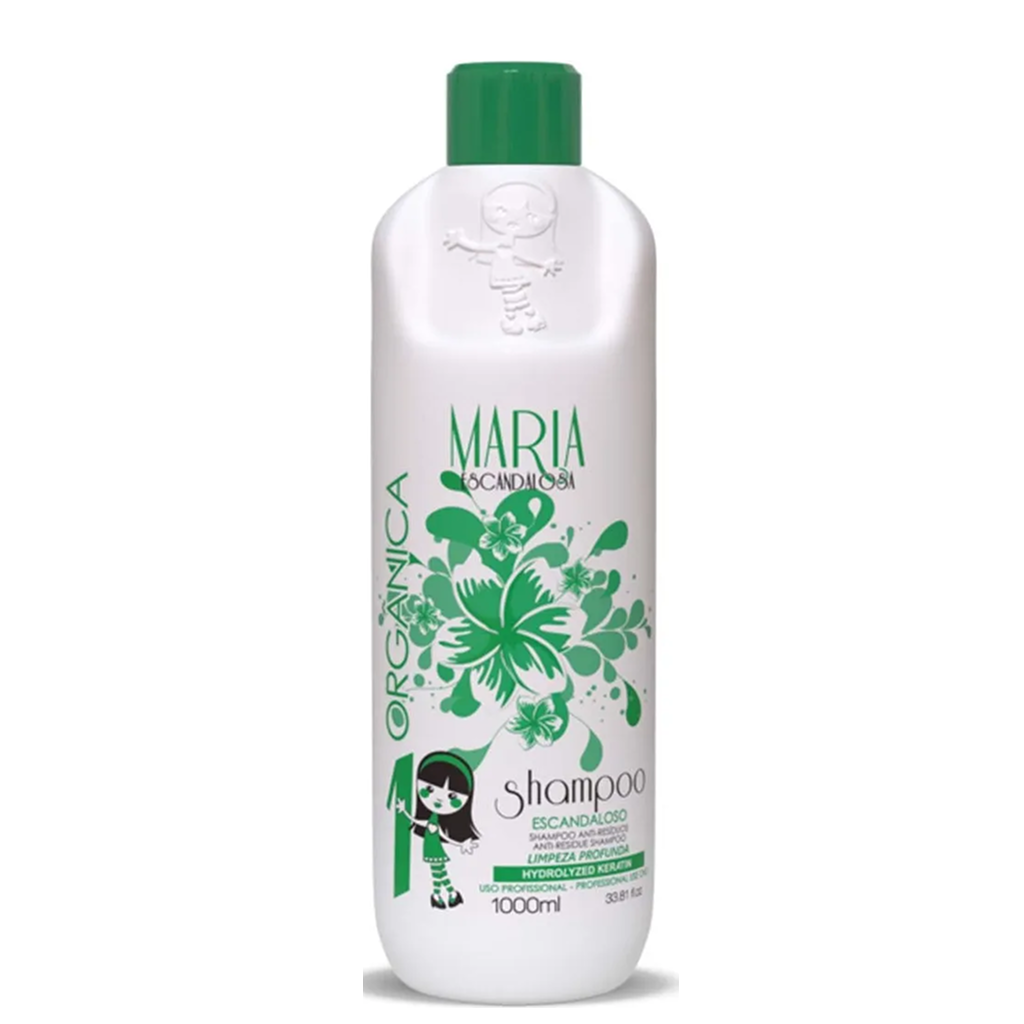Bonequinha Escandalosa, Shampoo Organica 1, Deep Cleansing Shampoo For Hair, 1L