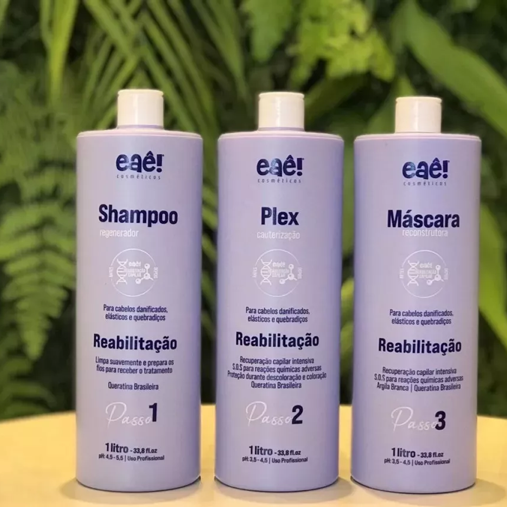 3 Step Hair Rehabilitation Kit 1L