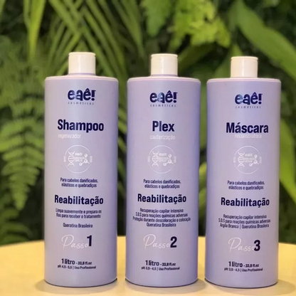 3 Step Hair Rehabilitation Kit 1L