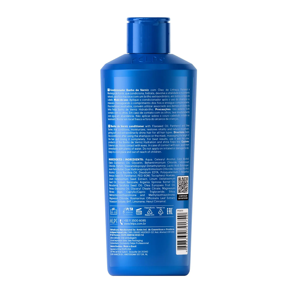 Felps, Banho de Verniz, Restoring Conditioner For Hair, 250ml
