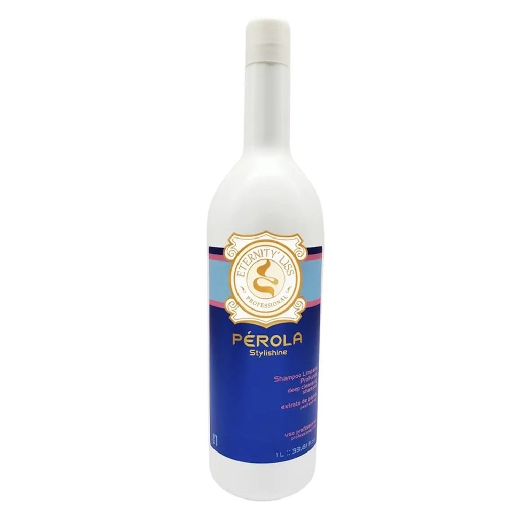 Eternity Liss, Perola Stylishine Step 1, Deep Cleansing Shampoo For Hair, 1L