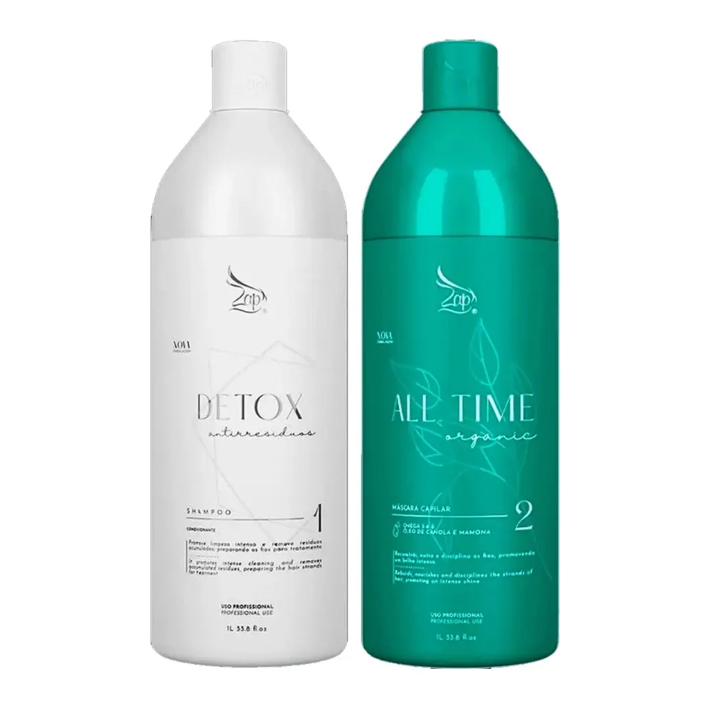 Zap Cosmeticos, Kit All Time Organic, 2x1L