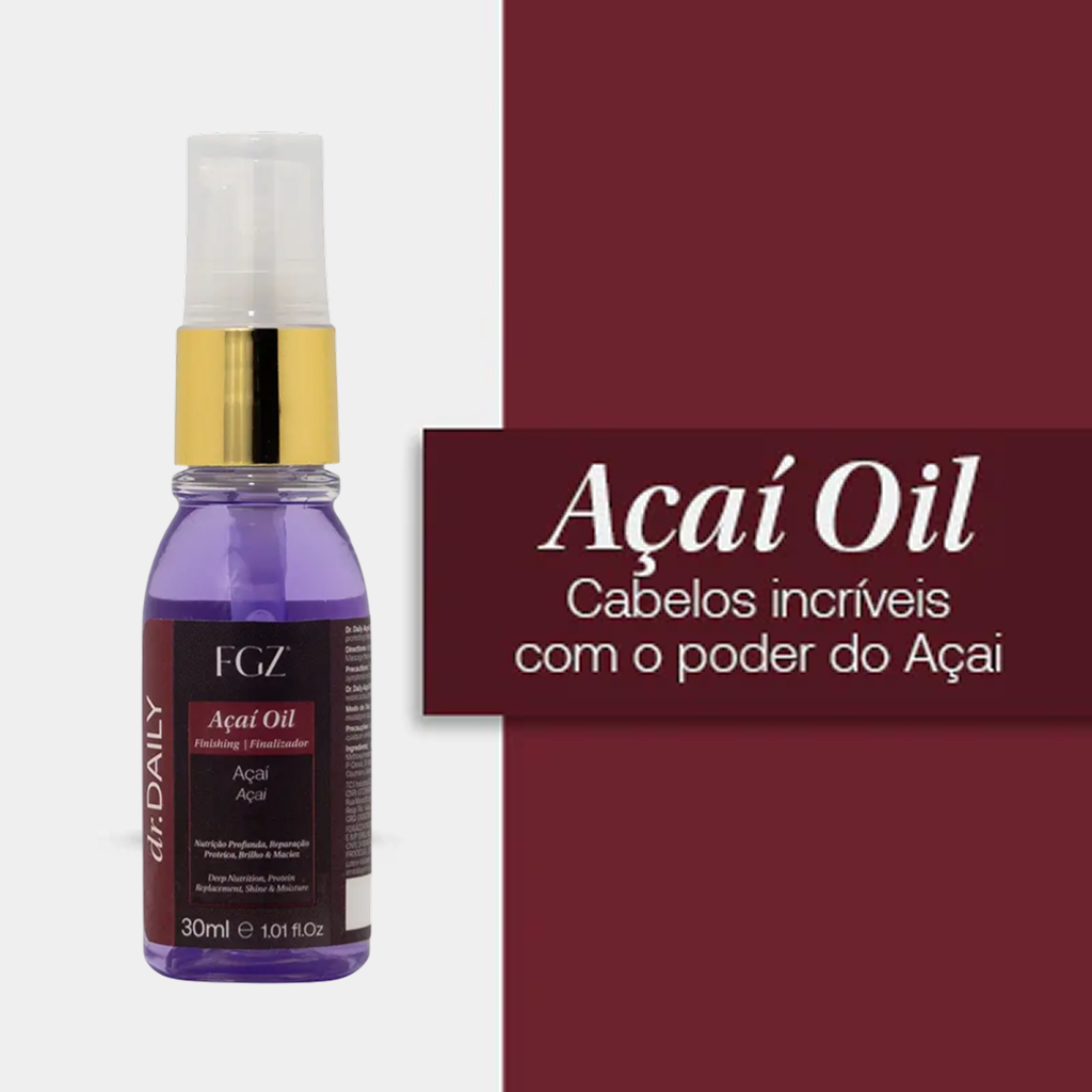 FGZ Professional, Botucatu Acai, Finishing Oil For Hair, 30ml