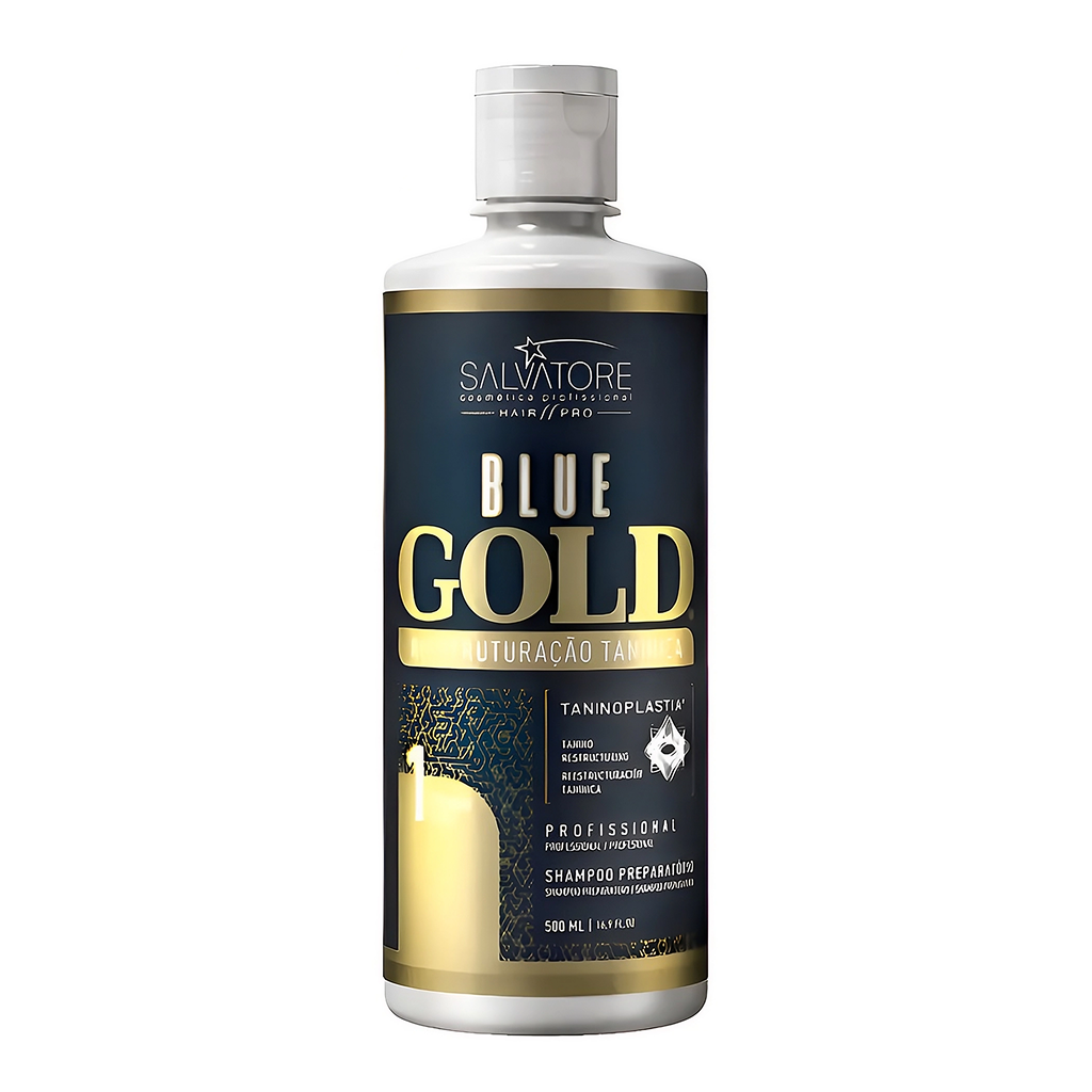 Salvatore, Blue Gold, Deep Cleansing Shampoo For Hair, 500ml