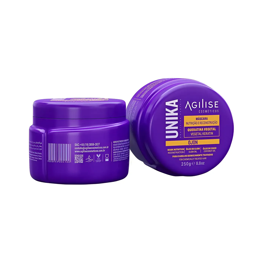 Agilise, Unika Mascara Ojon, Hair Mask For Hair, 250g