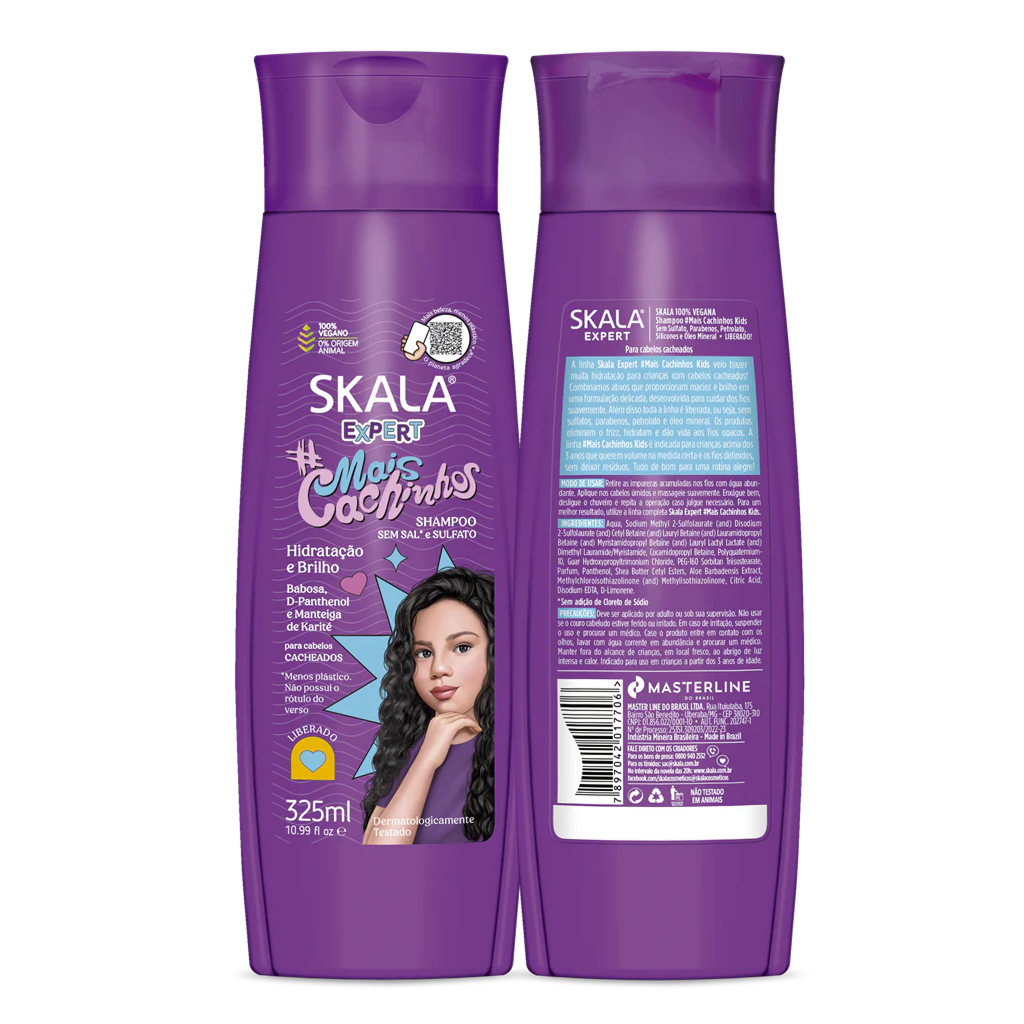 Skala, shampoo mais cachinhos ,Deep Cleansing Shampoo  ,325ml