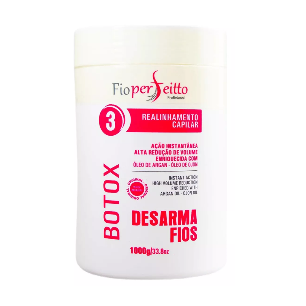 Fio Perfeito, Botox Realinhamento Capilar Desarma Fios, Hair Mask For Hair, 1Kg