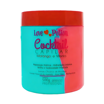 Love Potion: Strawberry &amp; Mint Hair Mask (500g) - Cocktailing Hair Products