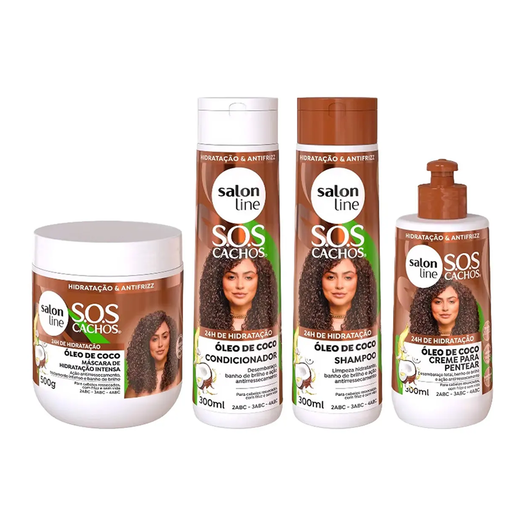 Salon Line - S.O.S Curls Coconut Deep Treatment Kit