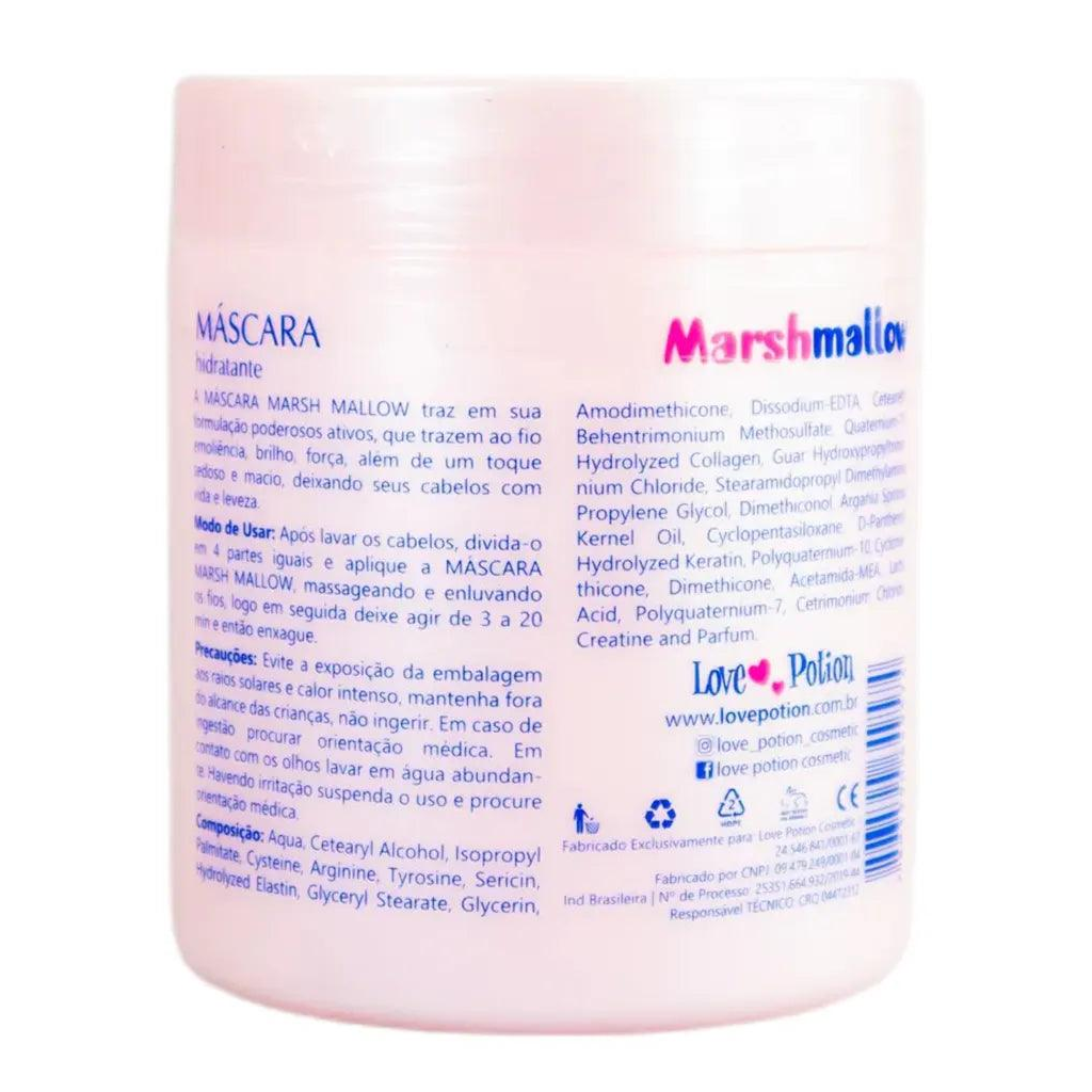 Love Potion, Marshmallow, Hair Mask For Hair, 500g
