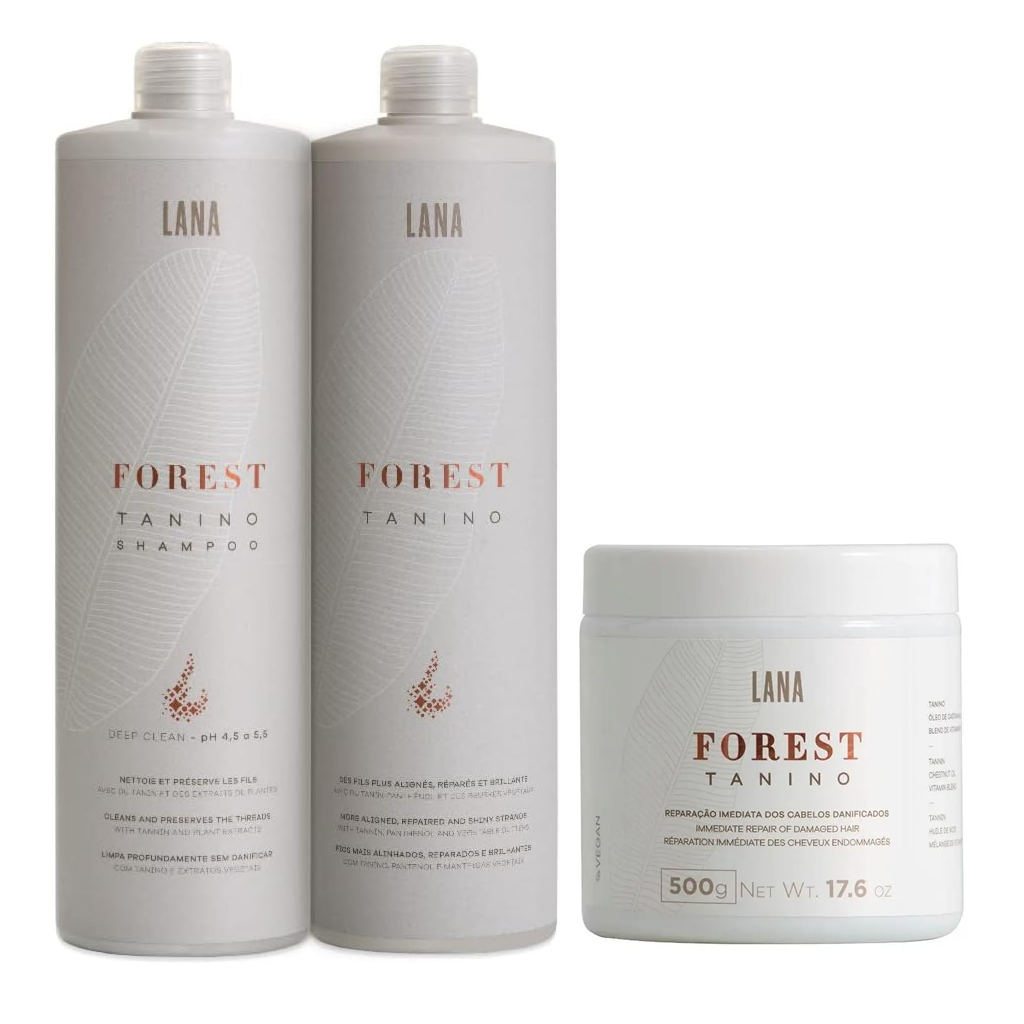Forest Tanino Duo Deep Clean Shampoo And Smoothing Hair Treatment + Hair Mask 500g