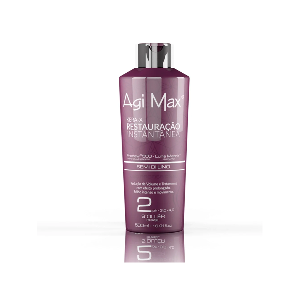 Agi Max, Kera-X Semi di Lino Step 2, Restoring Conditioner For Hair, 500ml