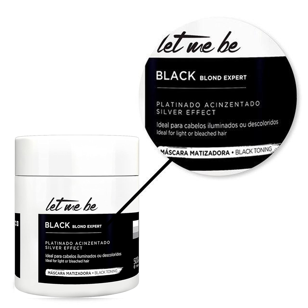 Let me be, Black Blond Up, Hair Mask For Hair, 500g