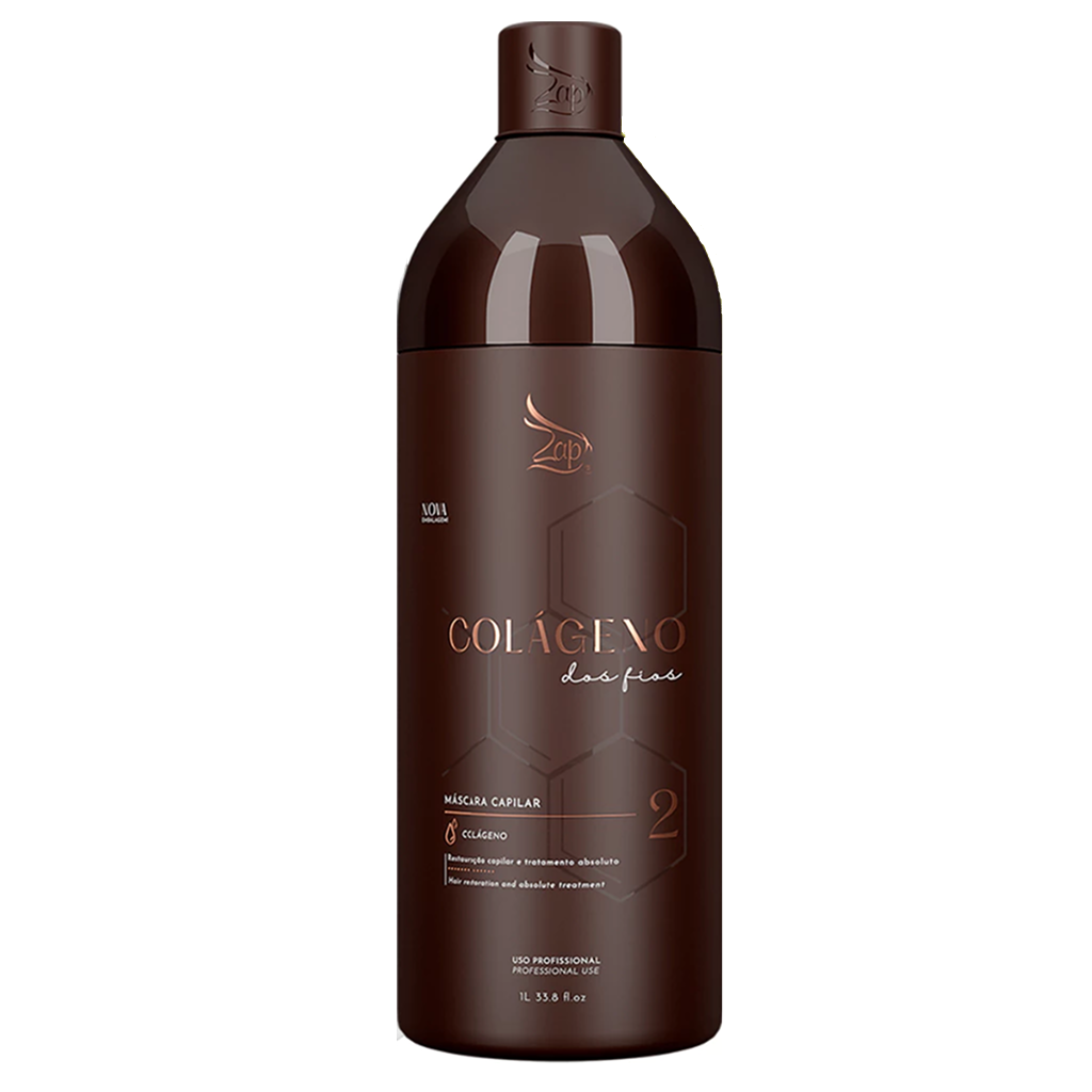 Zap Cosmeticos, Collagen, Restoring Conditioner For Hair 2, 1L