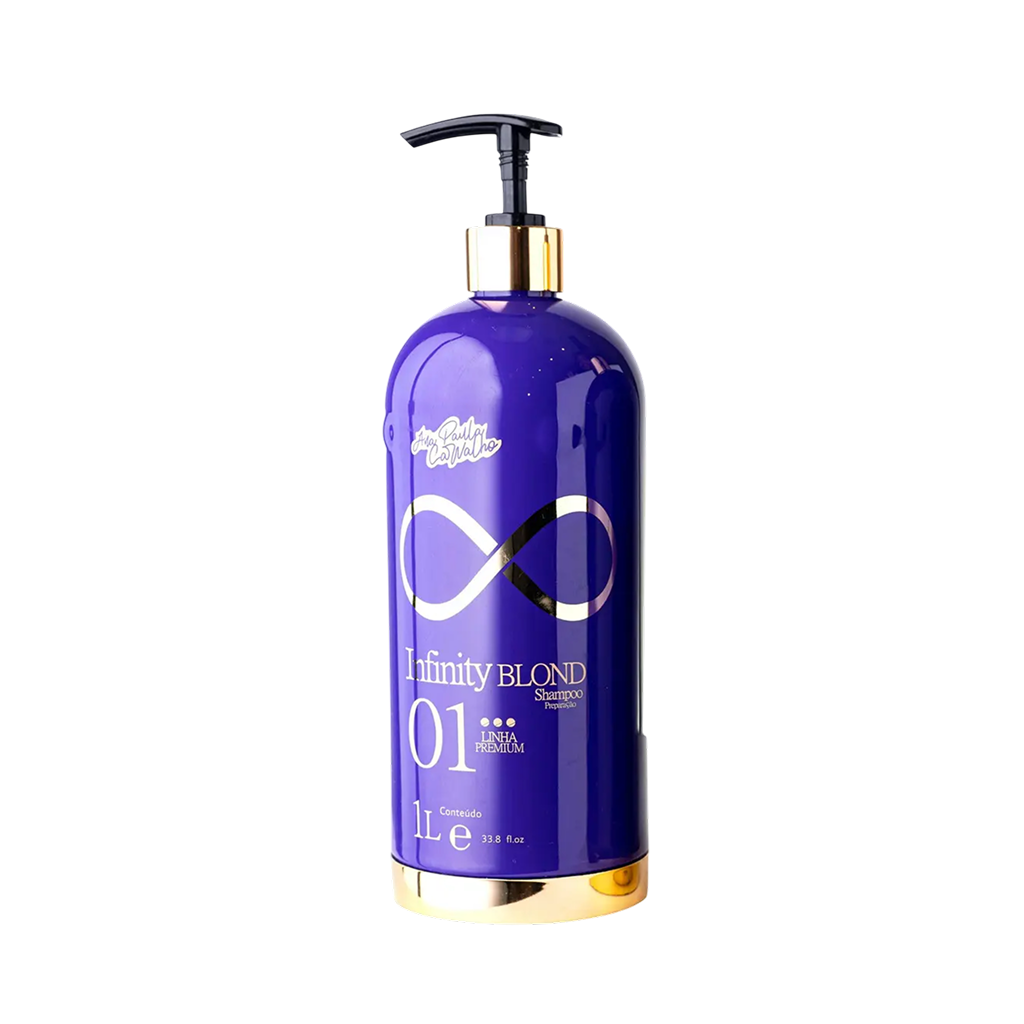 Ana Paula Carvalho, Infinity Blond, Deep Cleansing Shampoo For Hair, 1L