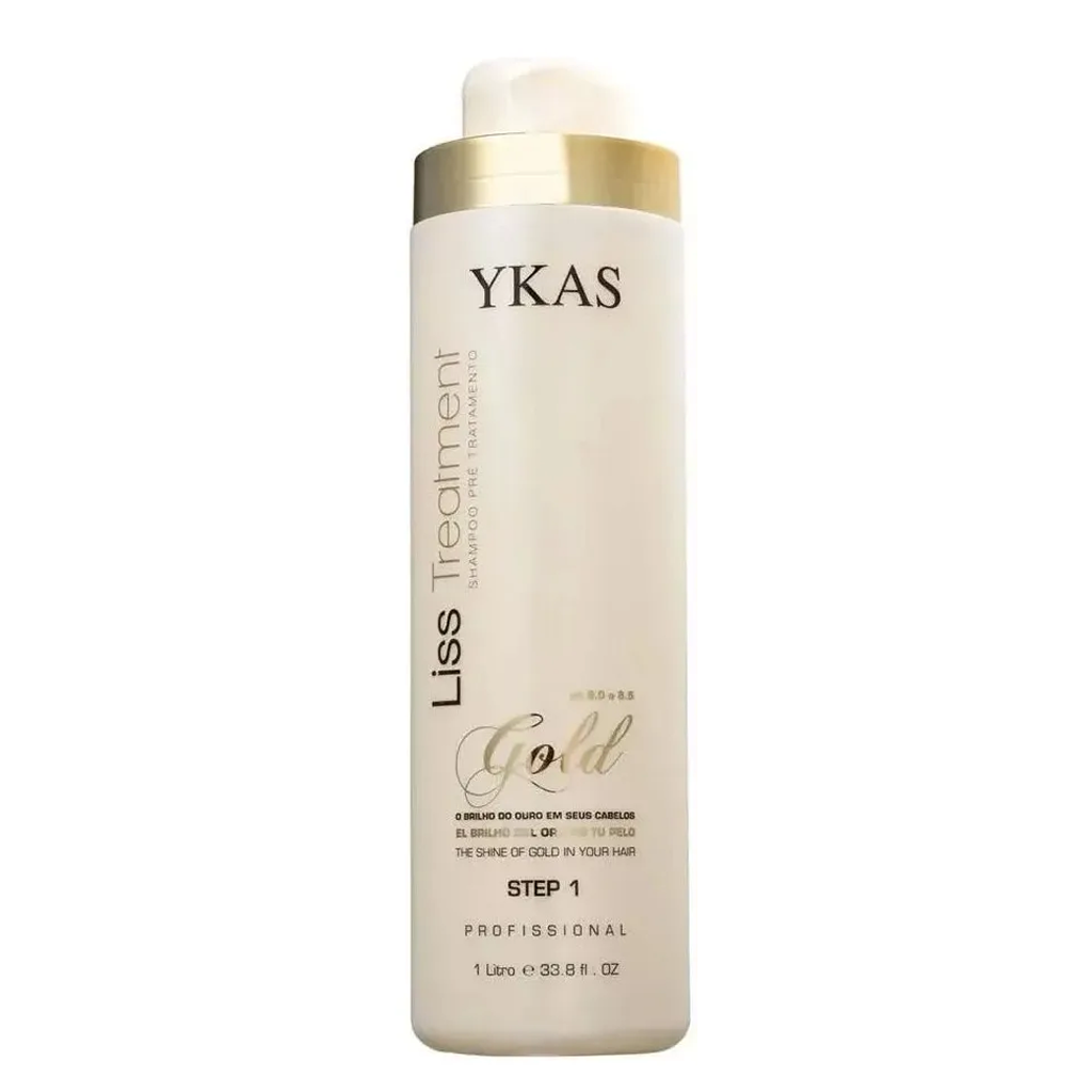 Ykas, Gold, Deep Cleansing Shampoo For Hair, 1L