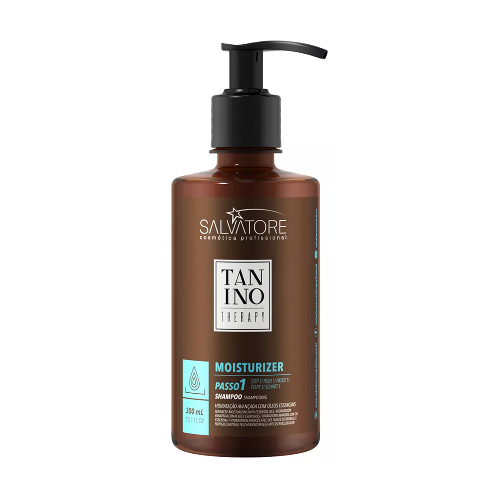 Salvatore, Tanino Therapy Moisturizer, Deep Cleansing Shampoo For Hair, 300ml