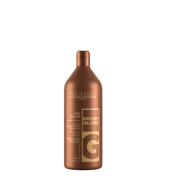 Prohall, Pro Collor Brown Gloss G, Hair Dye For Hair, 500ml