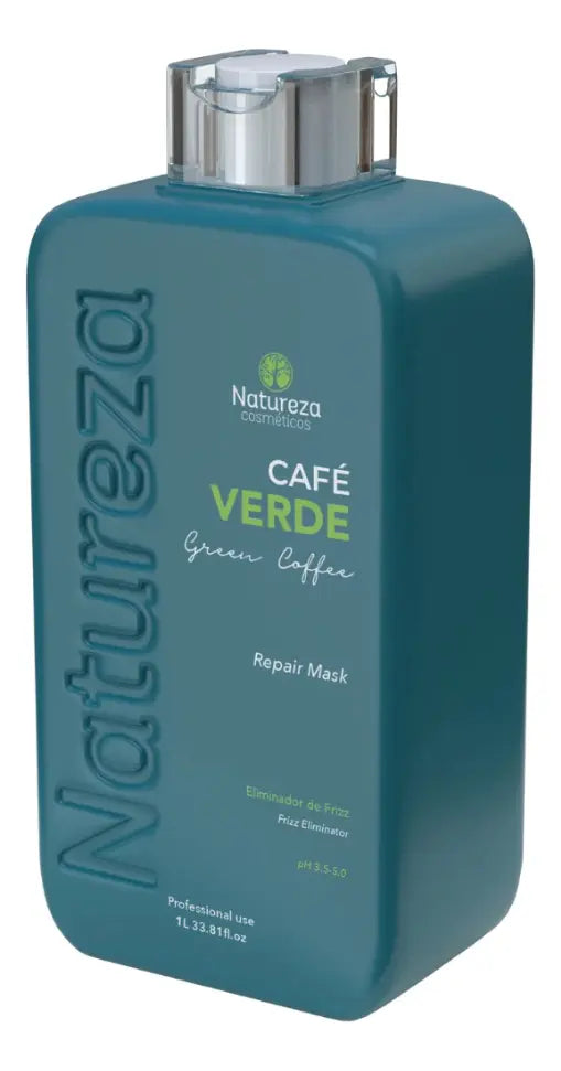 Natureza Cosmeticos, Escova de Cafe Verde 2, Restoring Conditioner For Hair, 1L