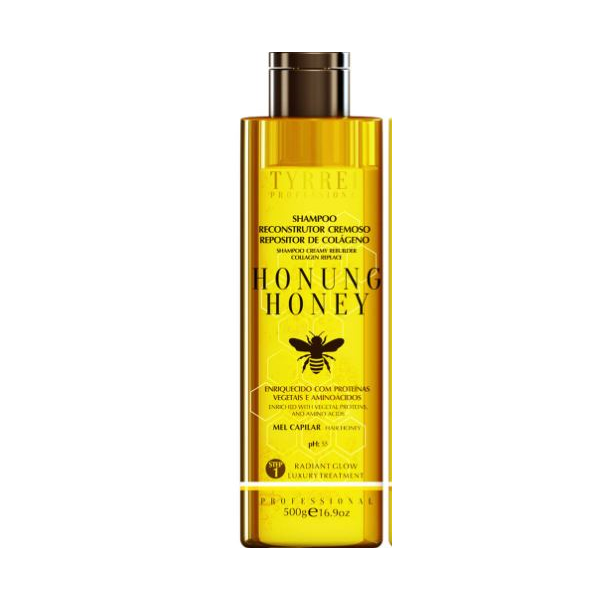 Tyrrel Professional, Honung Honey Step 1, Deep Cleansing Shampoo For Hair, 500g