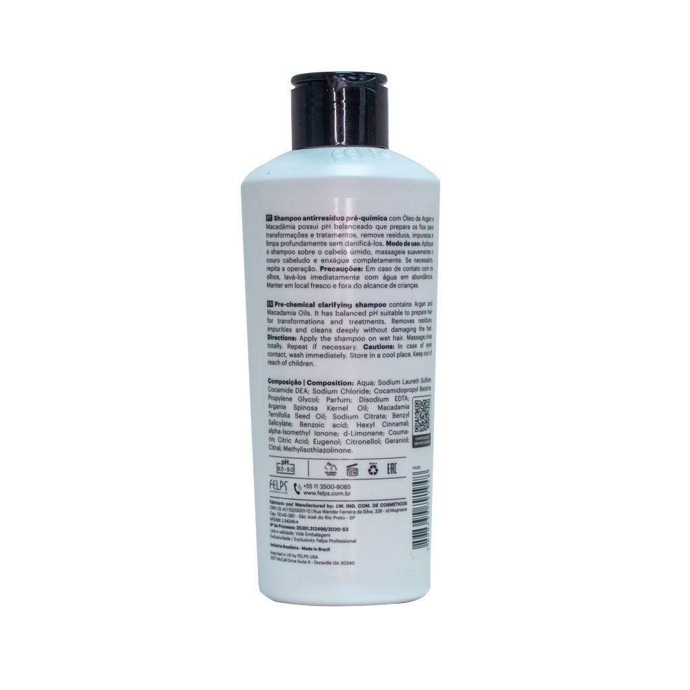 Felps, Antirresiduo, Deep Cleansing Shampoo For Hair, 250ml 8.4 oz - BUY BRAZIL STORE