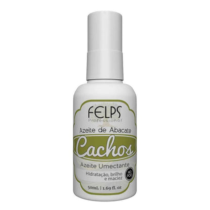 Felps, Cachos Azeite de Abacate, Finishing Oil For Hair, 50ml - BUY BRAZIL STORE